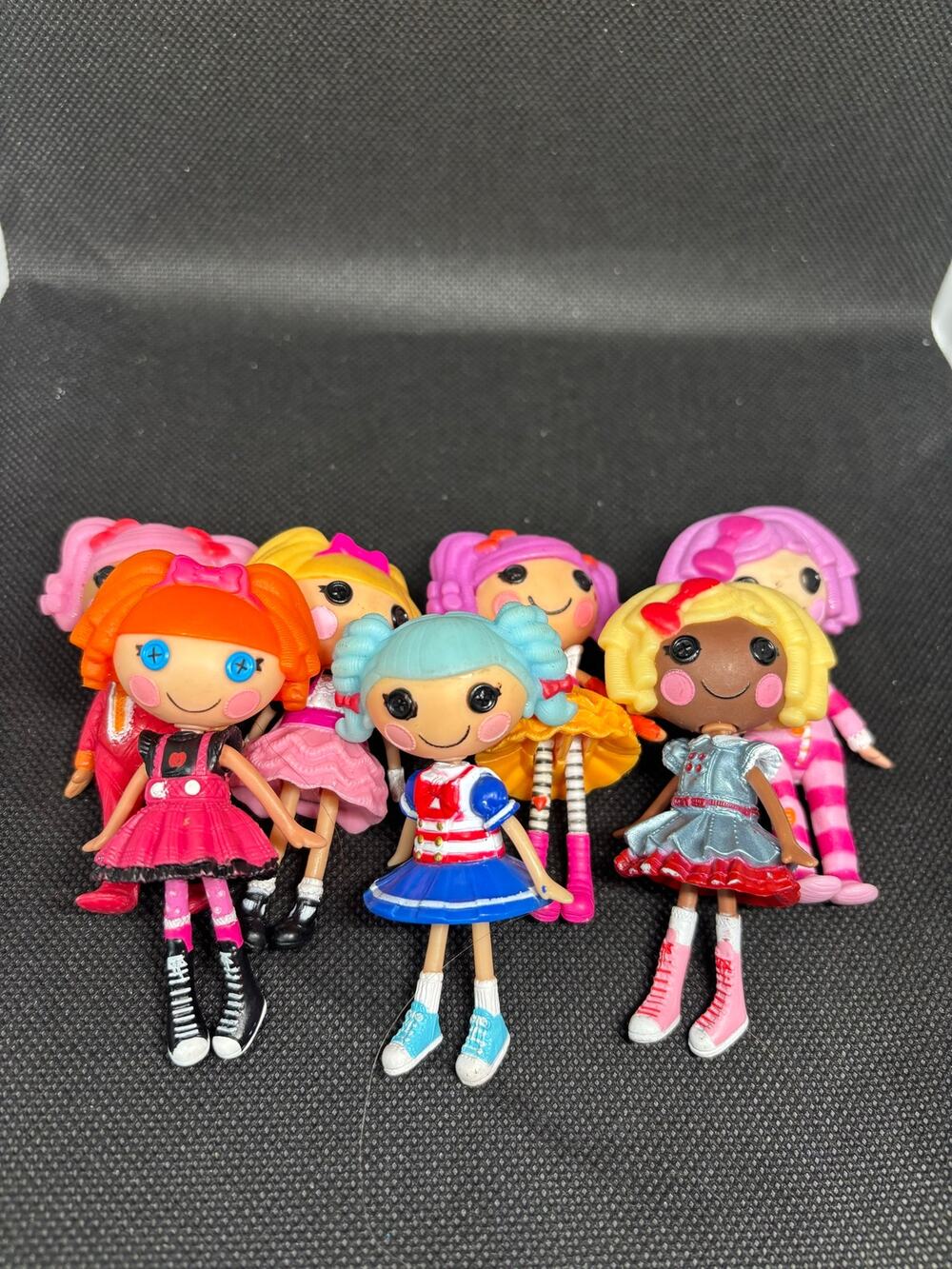 Lalaloopsy Mini 3" Dolls Lot of 7 Figures 2000s Y2K MGA